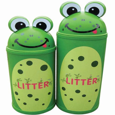 42 Or 52 Litre Litter Bin - Frog Bins - Educational Equipment Supplies