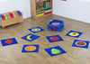 Fruit Mini Placement Carpets with Holdall 400 x 400mm - Educational Equipment Supplies