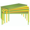 Value Fully Welded Rectangular Classroom Tables - Colour Collection - Duraform Edge - 1100 x 550mm - Educational Equipment Supplies
