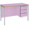 Fully Welded Teachers Desk - MDF Edge - 3 Drawer Pedestal - Educational Equipment Supplies