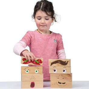 How Am I Feeling Wooden Blocks - Educational Equipment Supplies