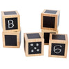 Fun With Chalk Wooden Cubes - Educational Equipment Supplies