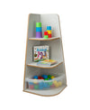 TW Nursery Free Standing Tall Corner Shelf - Educational Equipment Supplies