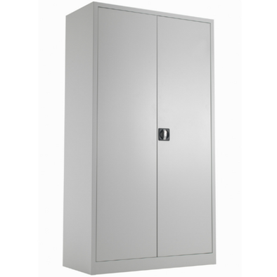 Steel Double Door Cupboard - H1790mm - Grey - Educational Equipment Supplies