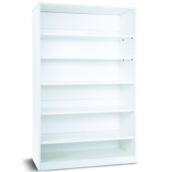 White Wood Shelf Storage Unit Static H1818mm - Educational Equipment Supplies