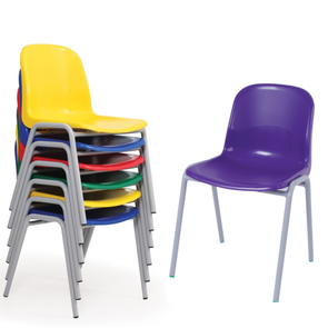 Harmony Poly Classroom Stacking Chair Harmony Poly Classroom Stacking Chair | Poly Chairs | ee-supplies.co.uk
