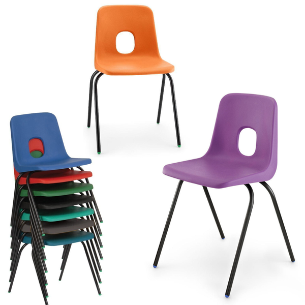 Hille Series E Classic Poly Stacking School Chair