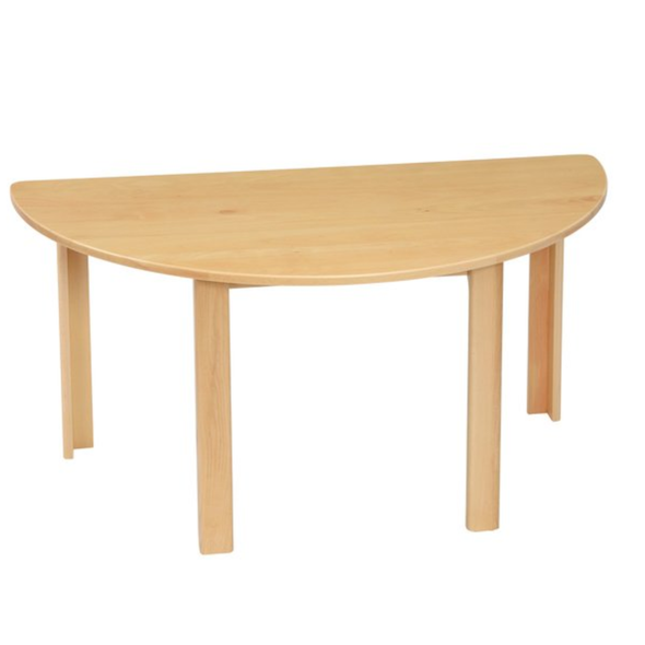 KEB Table Semi- Circular Beech Top W1200 x D600mm KEB Table Semi- Circular Beech Top W1200 x D600mm | www.ee-supplies.co.uk