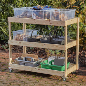 Harewood Outdoor Wooden Trolley Harewood Outdoor Wooden Trolley | Outdoor Storage | www.ee-supplies.co.uk