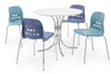 Hille Apero Poly Modern Chair - Chrome Frame - Educational Equipment Supplies