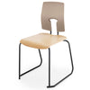 Hille SE Chair Polished Ply Wooden Seat Skid Base - Educational Equipment Supplies