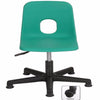 Hille Series E Swivel Gas Lift Poly Chair - Educational Equipment Supplies
