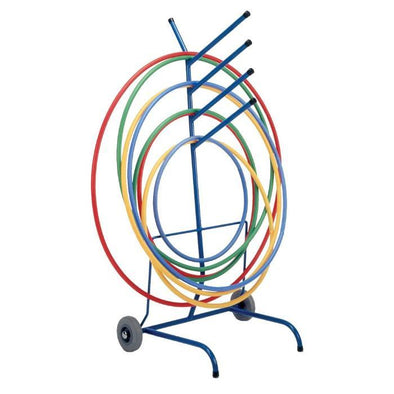 Hoop Holder Sports Trolley - Educational Equipment Supplies