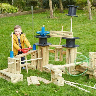 Imagineering Wooden Blocks (25pk) - Educational Equipment Supplies