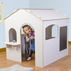 TW Nursery Grey Indoor Wooden Play House - Educational Equipment Supplies