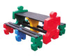 Outdoor Plastic Jigsaw Table & Bench Set - Educational Equipment Supplies