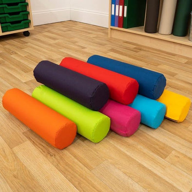 Jolly Back Portable Posture Roll - Pack of 8 Brights - Educational Equipment Supplies