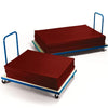 Horizontal Gym Mat Trolley - Educational Equipment Supplies