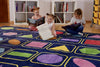 Kinder™Geometric Shapes Carpet 3000 x 3000mm - Educational Equipment Supplies