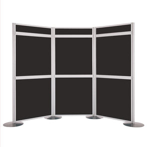 MightyBoard Exhibitor System - 6 Panels 3 Headers - 2000 x 2700mm - Educational Equipment Supplies