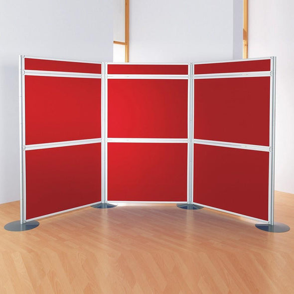 MightyBoard Exhibitor System - 6 Panels 3 Headers - 2000 x 3600mm - Educational Equipment Supplies