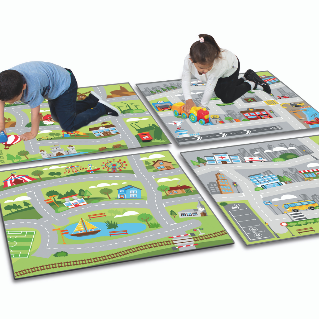 Town & Country™ Road Carpets Set of 4 | Floor Play | www.ee-supplies.co ...