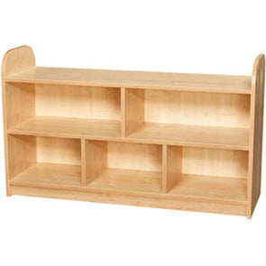 KubbyClass 2 Tier Extra Wide Shelving - Closed Back - Educational Equipment Supplies
