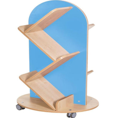 Kubbyclass Book Staircase - Powder Blue/Maple - Educational Equipment Supplies