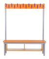 Kubbyclass Single Sided Cloakroom - 9 Pegs - W900mm - Educational Equipment Supplies
