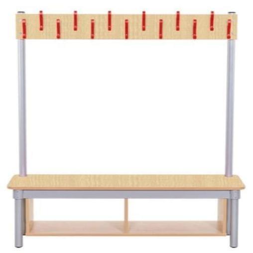 Kubbyclass Single Sided Cloakroom - 13 Pegs - W1300mm - Educational Equipment Supplies