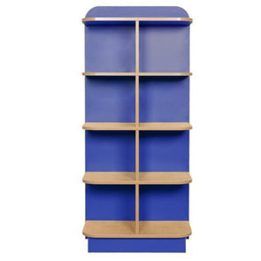 Kubbyclass D-End Cap Library Bookcase - H1500mm - Educational Equipment Supplies