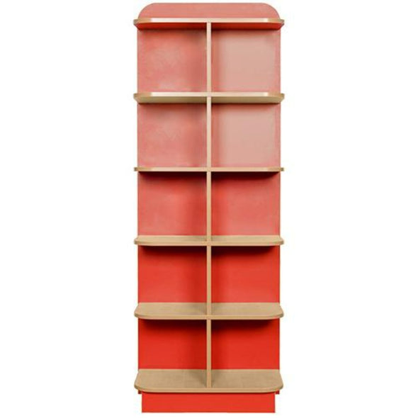 Kubbyclass D-End Cap Library Bookcase - H1750mm - Educational Equipment Supplies
