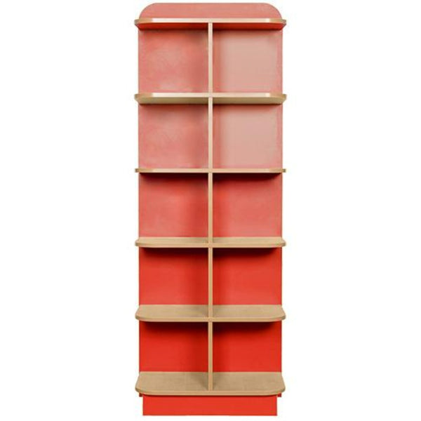 Kubbyclass D-End Cap Library Bookcase - H1750mm