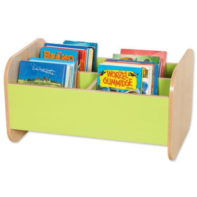 Kubbyclass Library Double Low Book Browser - LIME - Educational Equipment Supplies