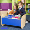 Kubbyclass Library Double Low Book Browser - BLUE - Educational Equipment Supplies