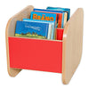 Kubbyclass Library Double Low Book Browser - RED - Educational Equipment Supplies