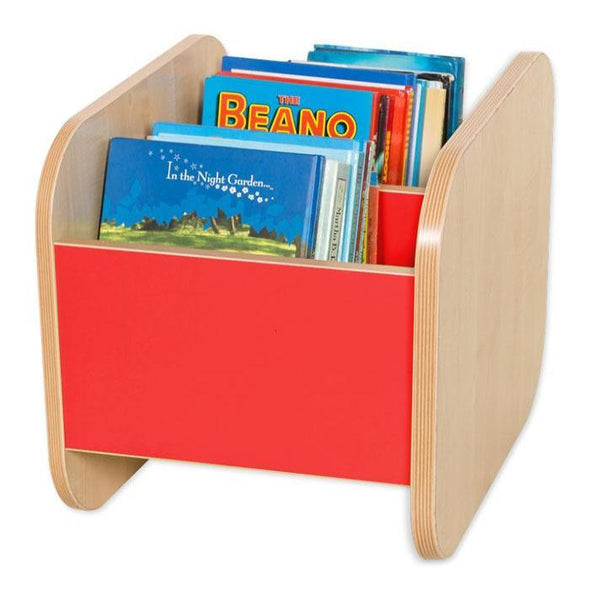 Kubbyclass Library Double Low Book Browser - RED - Educational Equipment Supplies