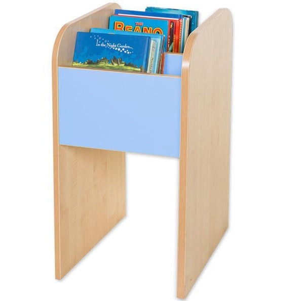 Kubbyclass Library Single Tall Book Browser - POWDER BLUE - Educational Equipment Supplies