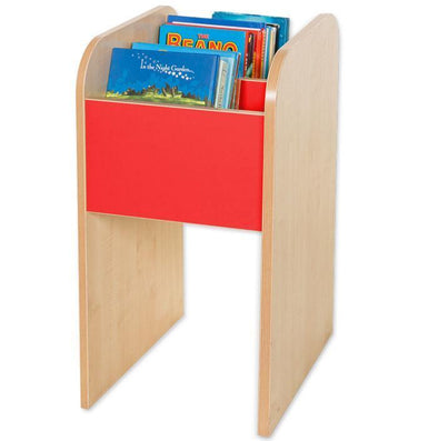 Kubbyclass Library Single Tall Book Browser - RED - Educational Equipment Supplies