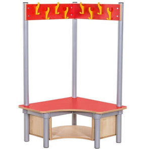 Kubbyclass Single Sided Cloakroom - Linking Corner - Educational Equipment Supplies