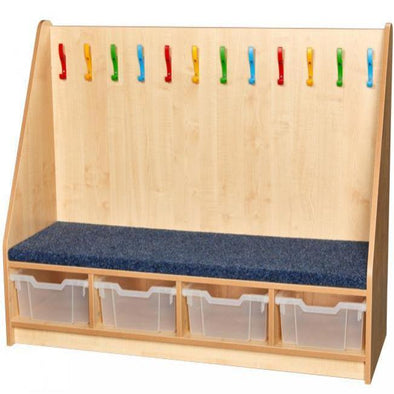 Kubbyclass 1 Metre High Static Cloakroom Unit - Educational Equipment Supplies