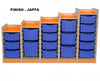 Kubbyclass Single Bay Tray Storage Units- 4 Deep Trays - Educational Equipment Supplies