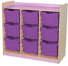 Kubbyclass Triple Column Tray Storage Units - 12 Deep Trays - Educational Equipment Supplies