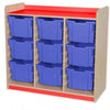 Kubbyclass Triple Column Tray Storage Units -9 Deep Trays - Educational Equipment Supplies