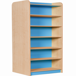 Kubbyclass Library Double Sided Bookcase H2000mm - Educational Equipment Supplies