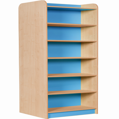 Kubbyclass Library Double Sided Bookcase H2000mm - Educational Equipment Supplies