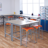 Craft / Lab Tables - Laminated Top - Duraform Edge - 45mm Round Steel Tube Frame Lab Tables | Duraform Edge | 45mm Round Tube Frame | www.ee-supplies.co.uk