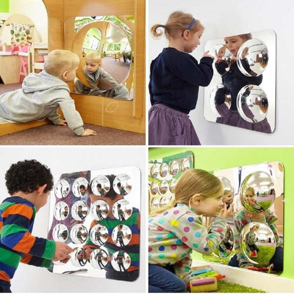 Large Safety Mirror Panels Set - Pk4 - Educational Equipment Supplies