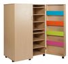 Large Mobile School Art Storage Cupboard - Educational Equipment Supplies