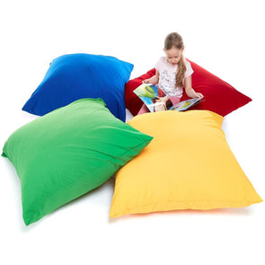 Large Plain Cushion Pack x 4 - Educational Equipment Supplies